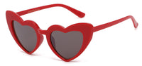 Darling Heart-Shaped Polymer Frame Sunglasses for Girls – Juniors Romance KG-ROM90074