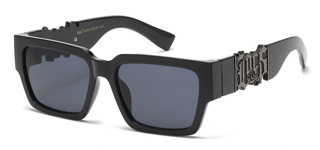 ELEVATE YOUR STYLE: UNVEIL THE CLASSIC LOCS 8LOC91203-BK SUNGLASSES