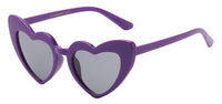 Juniors Romance KG-ROM90074: Darling Heart Shape Polymer Frame Girls Sunglasses - Stylish and Sweet Summer Eyewear