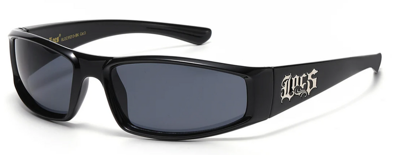 Locs 8LOC91213-BK Unisex Dark Wrap Sunglasses – Premium UV Protection, Stylish Design, and Comfortable Fit for Men & Women