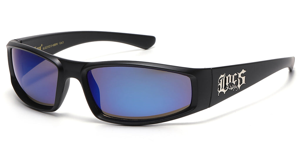 ocs 8LOC91213-MBRV Sportswrap Sunglasses – Polycarbonate Frame, Mirror Lenses, UV Protection