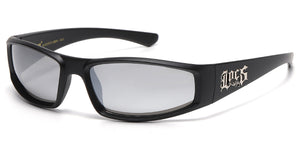 ocs 8LOC91213-MBRV Sportswrap Sunglasses – Polycarbonate Frame, Mirror Lenses, UV Protection