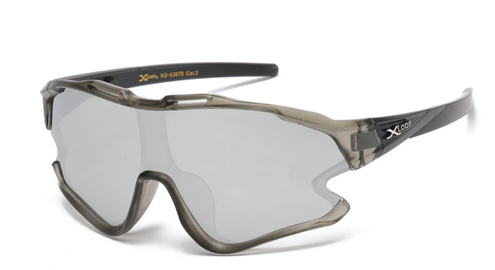 XLoop KG-X3678 Kids' Sport Wrap Sunglasses – Polarized HD Lenses for Young Athletes