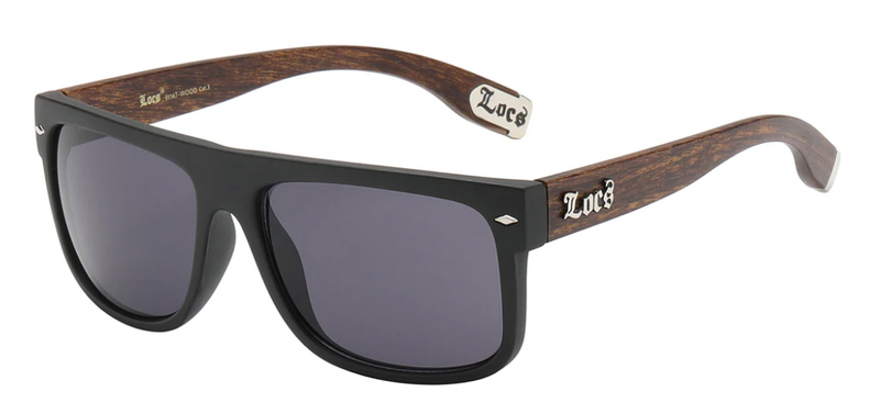 WOOD PRINT MASTERY: LOCS 8LOC91149-MIX SUNGLASSES
