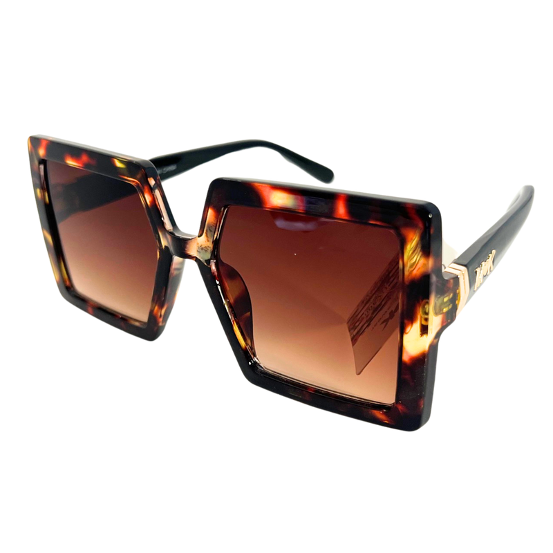 BOLD MODERNITY: M LOVES K 9M050 OVERSIZE SQUARE FASHION SUNGLASSES