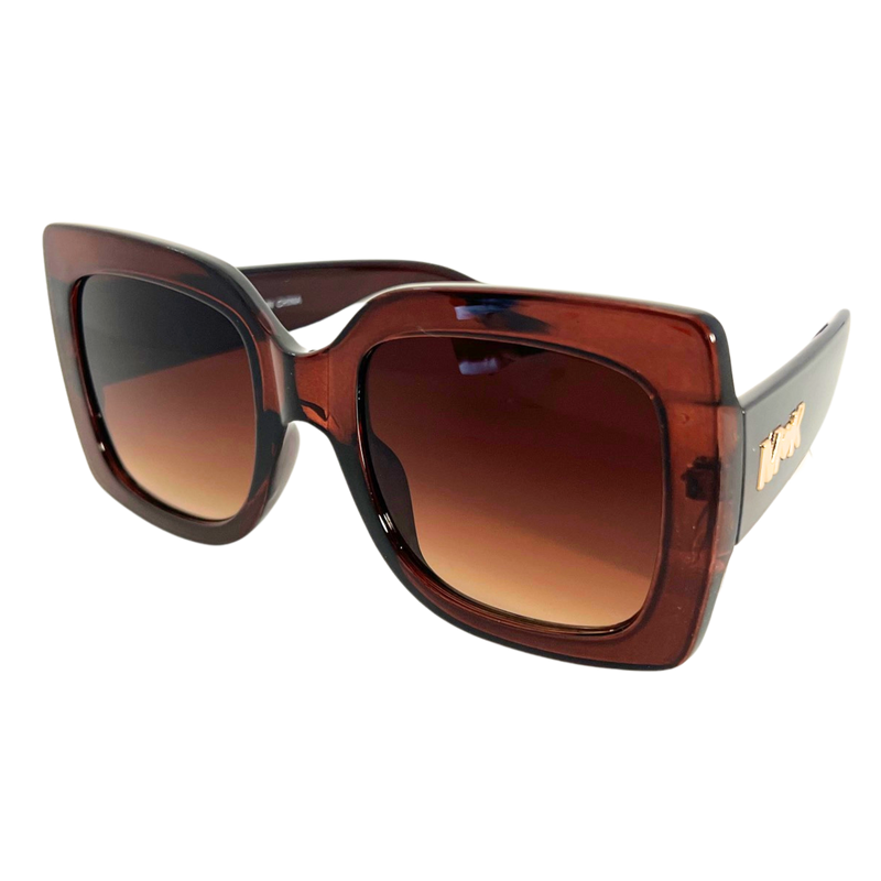 URBAN ELEGANCE: M LOVES K 9M055 OVERSIZE SQUARE FASHION SUNGLASSES