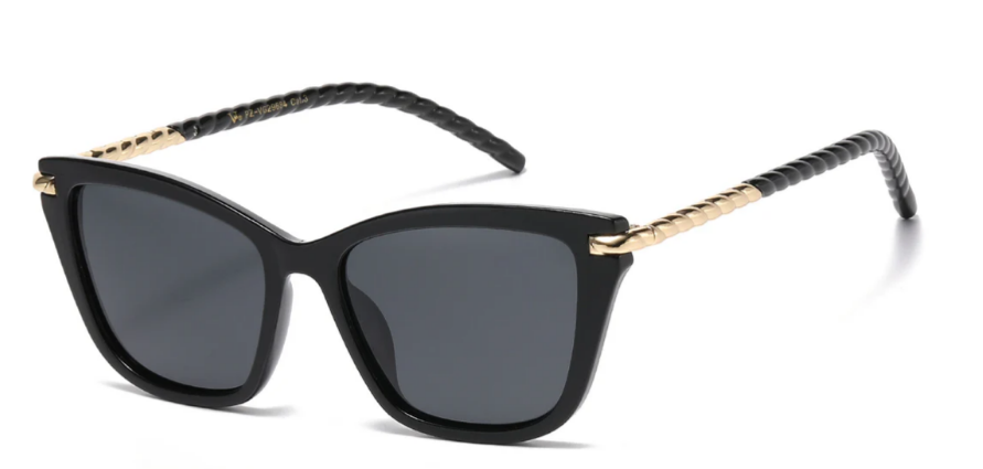 Polarized VG PZ-VG29684 Square Butterfly Sunglasses – Polycarbonate Frame, TAC Polarized Lenses, UV Protection