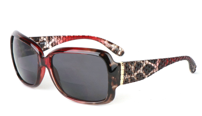 "NEW EDGE EYEWEAR R583BF/T: CHIC TINTED BIFOCAL LENSES FOR THE MODERN WOMAN"