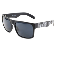 UNLEASH YOUR EDGE: NEW EDGE EYEWEAR 81174ST SKULL GRAPHIC SUNGLASSES