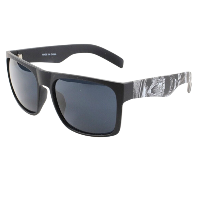 UNLEASH YOUR EDGE: NEW EDGE EYEWEAR 81174ST SKULL GRAPHIC SUNGLASSES
