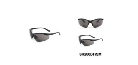ULTIMATE PROTECTION: SR206BF/SM DARK LENS BIFOCAL SAFETY GLASSES