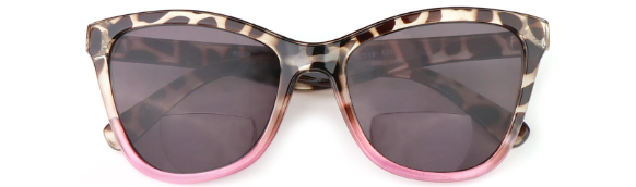 CLEAR VISION, STYLISH DESIGN: NEW EDGE EYEWEAR R532BF/T TINTED BIFOCALS