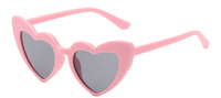 Darling Heart-Shaped Polymer Frame Sunglasses for Girls – Juniors Romance KG-ROM90074