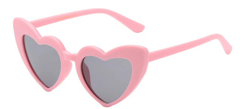 Darling Heart-Shaped Polymer Frame Sunglasses for Girls – Juniors Romance KG-ROM90074