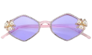 Peal Blink Women’s Sunglasses 78001RS – Elegant Oversized Fashion Shades with Sparkle Accent