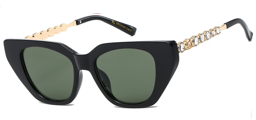 RHINESTONE 8RS2026 LUXURY SUNGLASSES: ELEGANT EMBELLISHMENTS