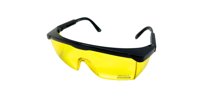 BOLD AND DURABLE: NEW EDGE EYEWEAR CTS-S111 YELLOW SAFETY GLASSES