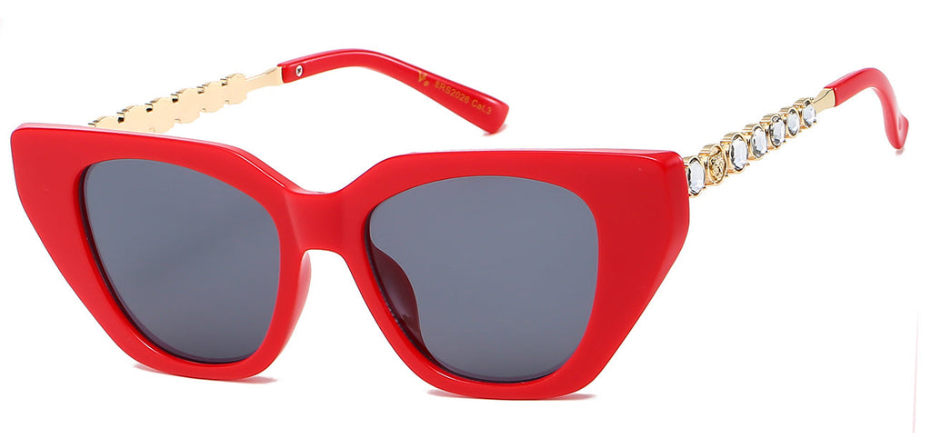 RHINESTONE 8RS2026 LUXURY SUNGLASSES: ELEGANT EMBELLISHMENTS