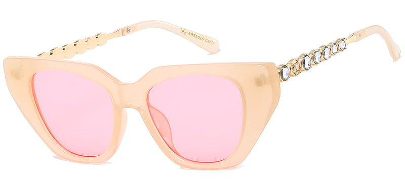 RHINESTONE 8RS2026 LUXURY SUNGLASSES: ELEGANT EMBELLISHMENTS