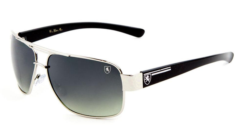 Khan metal Aviator Sunglasses