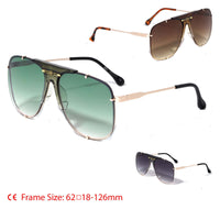 New Edge Eyewear Classic Rimless  One Piece Sunglasses