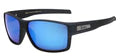 LOCS 8LOC91144-MBRV ROBUST MIRROR LENS LARGE SQUARE POLYMER FRAME UNISEX SUNGLASSES