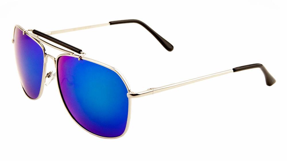 Aviator Color Mirror Sunglasses