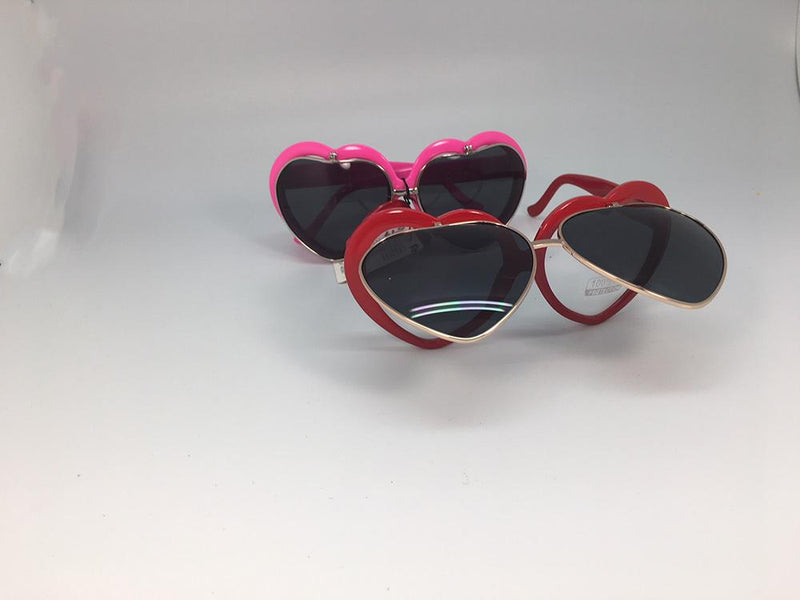 Flip Open hearts shape Sunglasses