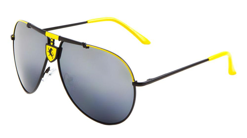 khan Metal Aviator Sunglasses