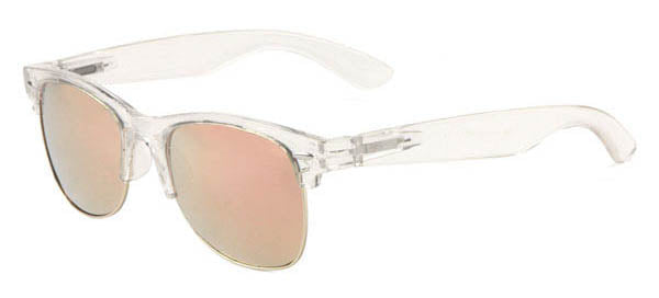 Combination Crystal Frame Color Mirror Sunglasses