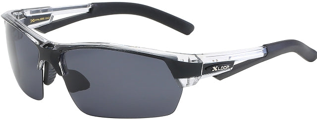 CLEAR BLACK X-LOOP POLARIZED SUNGLASSES- PZ-X2561