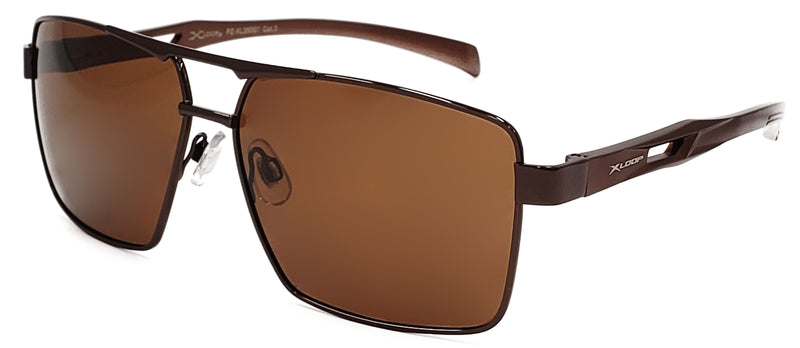 LARGE LENS METAL POLARIZED SUNGLASSES -PZ-XL35007