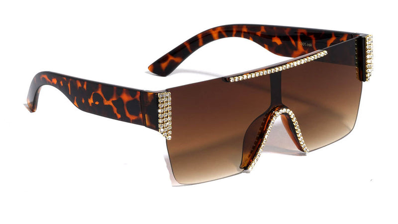 RH-7067 OVERSIZE RHINESTONE WOMEN SUNGLASSES: GLAMOUR UNLEASHED