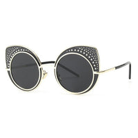 Cat Eye Sunglasses Women Brand Designer Retro Steampunk Female Sun Glasses