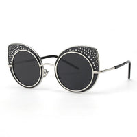 Cat Eye Sunglasses Women Brand Designer Retro Steampunk Female Sun Glasses