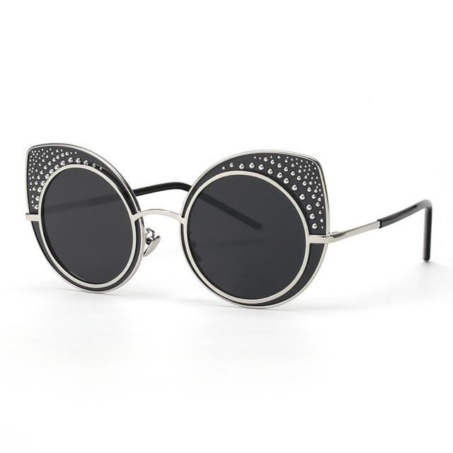 Cat Eye Sunglasses Women Brand Designer Retro Steampunk Female Sun Glasses