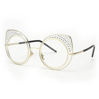 Cat Eye Sunglasses Women Brand Designer Retro Steampunk Female Sun Glasses